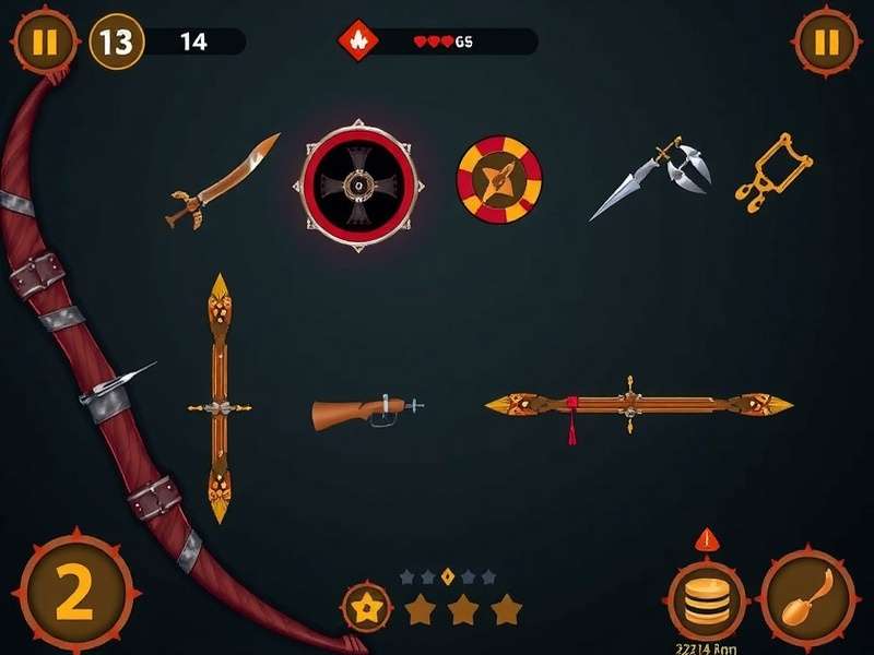 Saga Of Archers weapon selection